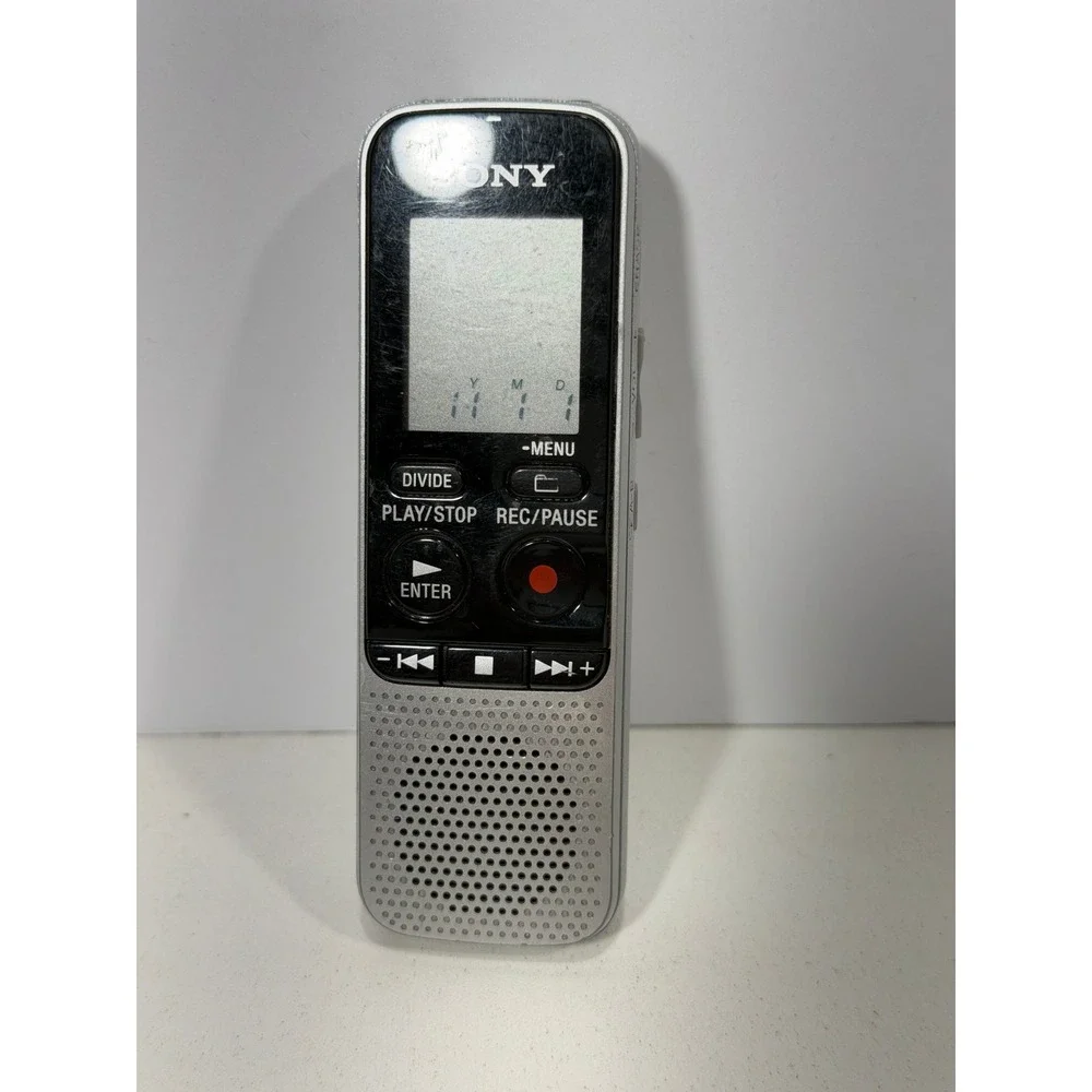 Sony ICD-BX112 Digital Voice Recorder IC Recorder Silver Handheld MP3 Dictaphone